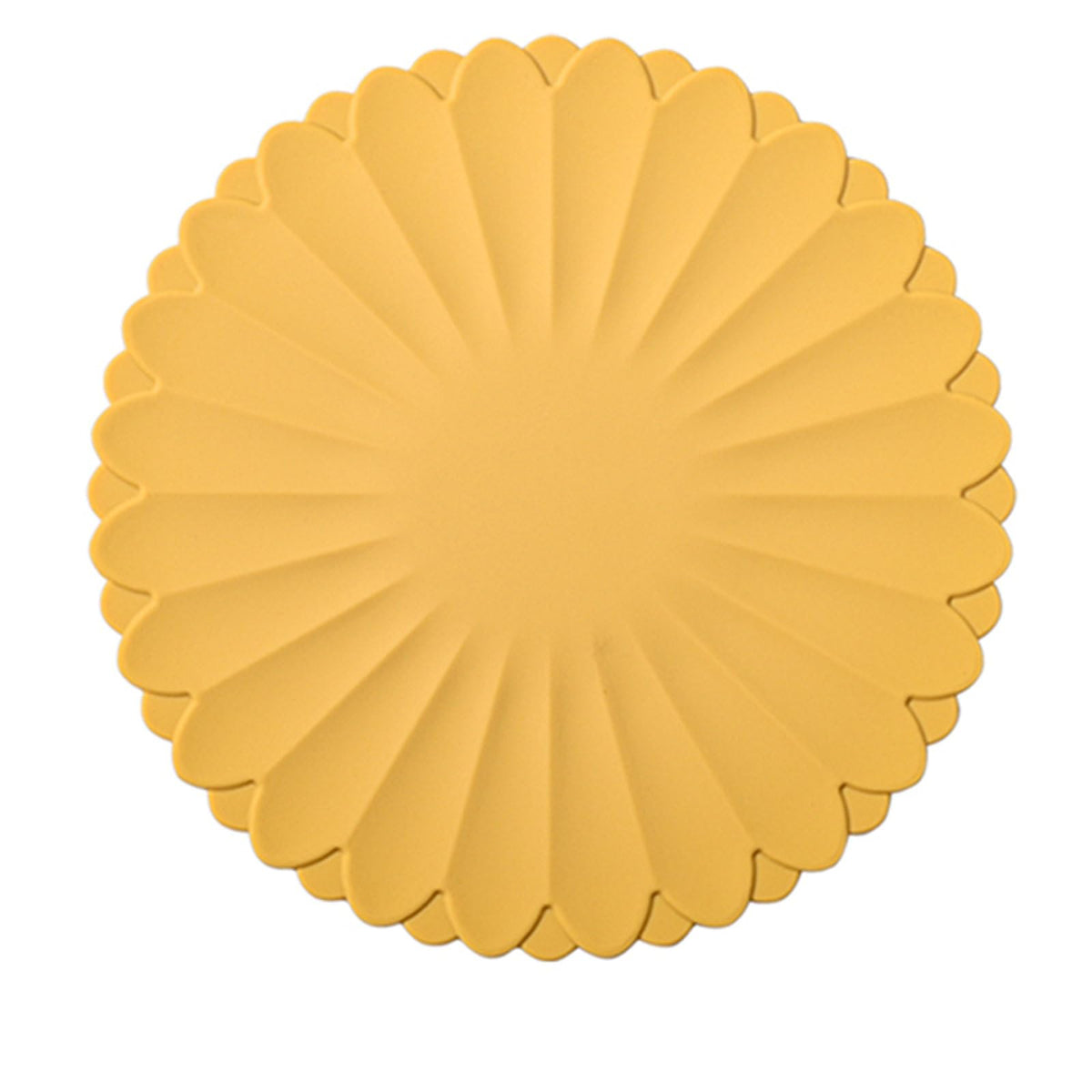 Heat-Resistant Silicone Trivet Mats, Non-Slip Hot Plate Holder for Kitchen Countertops & Dining Table, Reusable Pot Holder Pad with Secure Grip, Dishwasher Safe (Green, Diameter: 30cm/11.81")