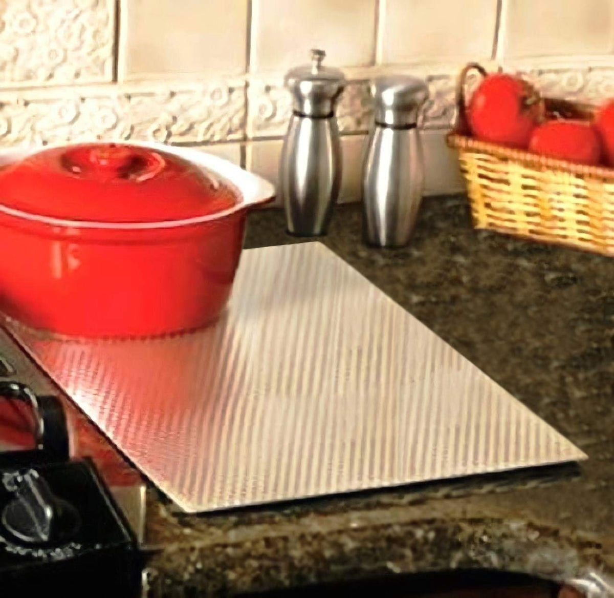 Countertop Protector Heat Resistant Trivets for Hot Pots and Pans - Non-Slip Insulated Heat Pads for Kitchen Counter - Choose Size (7" x 7" Sq. Set of 2)