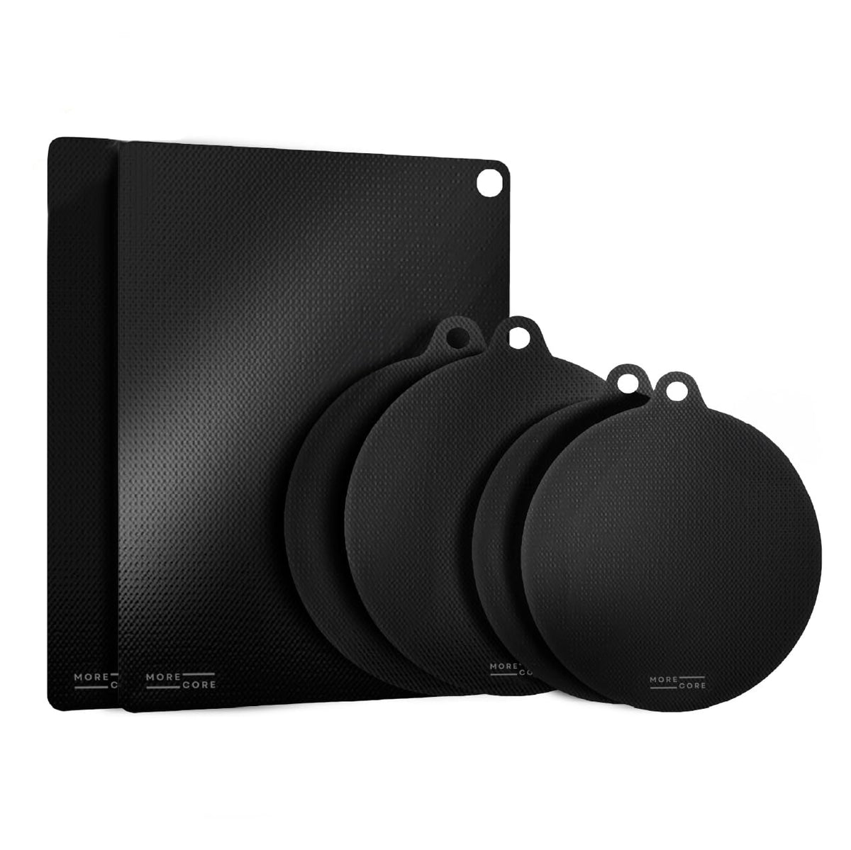 Induction Cooktop Protector Silicone Mat Hob Cover 2x8.66 + 2x9.45''