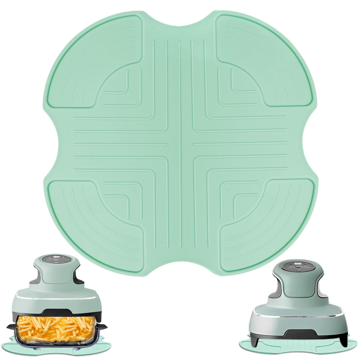 Silicone Heat Resistant Trivet Pad for Ninja Crispi Air Fryer