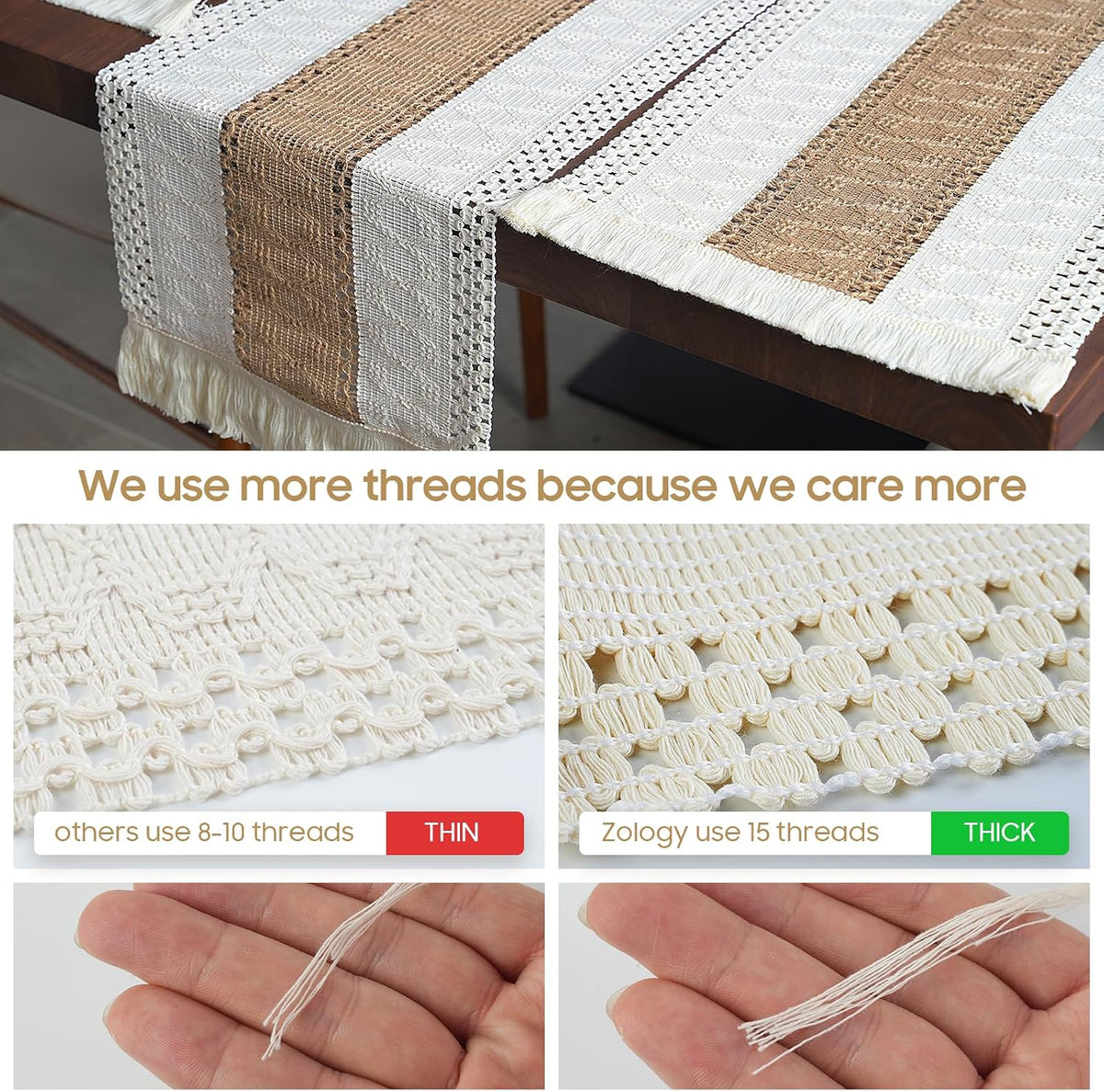 Placemats Set of 6 with 6 PCs Round Placemats and 6 PCs Table Mats