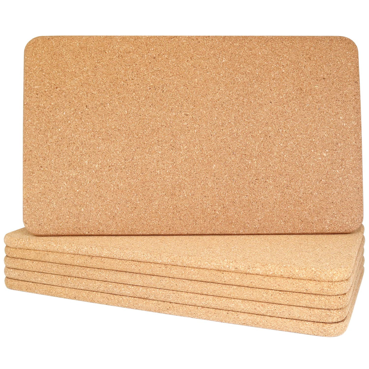 Cork Trivets for Hot Dishes, Hot Pots and Pans, 12 x 7 Inch 4 Pcs