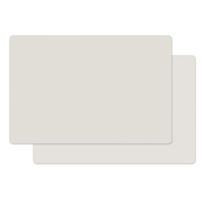Silicone Placemats, Food-Grade Non-Slip Waterproof, Dining, Stain Resistant, Countertop Protector, Kitchen Counter Mat, Heat Resistant, Baking mat Dishwasher Safe (15.7x11.8Inch-4pack, Gray)