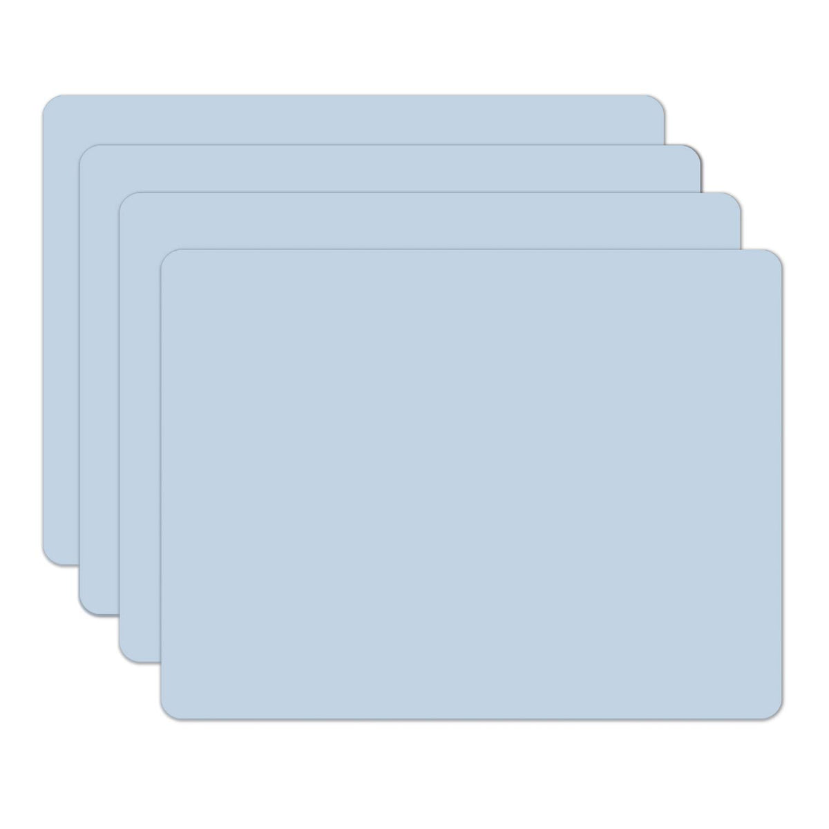 Silicone Placemats, Food-Grade Non-Slip Waterproof, Dining, Stain Resistant, Countertop Protector, Kitchen Counter Mat, Heat Resistant, Baking mat Dishwasher Safe (15.7x11.8Inch-4pack, Gray)