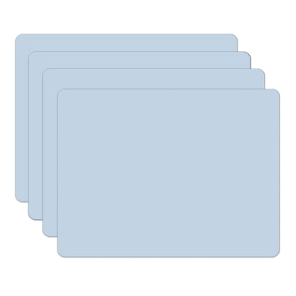 Silicone Placemats, Food-Grade Non-Slip Waterproof, Dining, Stain Resistant, Countertop Protector, Kitchen Counter Mat, Heat Resistant, Baking mat Dishwasher Safe (15.7x11.8Inch-4pack, Gray)