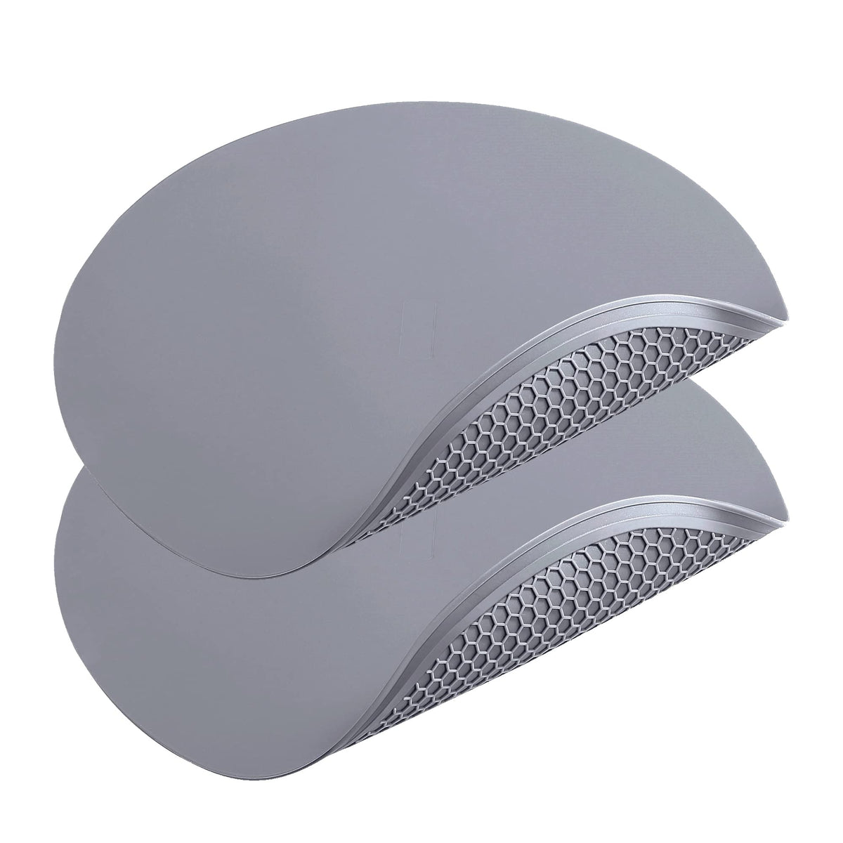 To encounter Silicone Microwave Mat - Round 12" x 12" - Set of 4 Heat Resistant Multifunctional Mat, Splatter Guard, Trivet, Hot Pad, Pot Holder