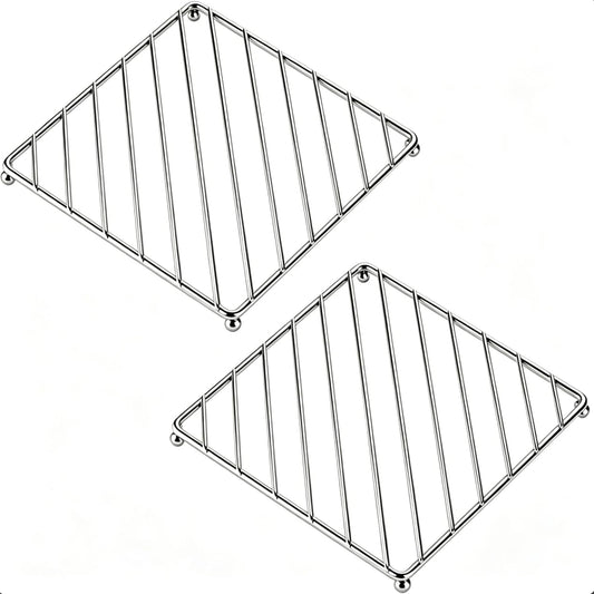 2 Pack Trivets, Rectangle Heat Resistant Pot Holder