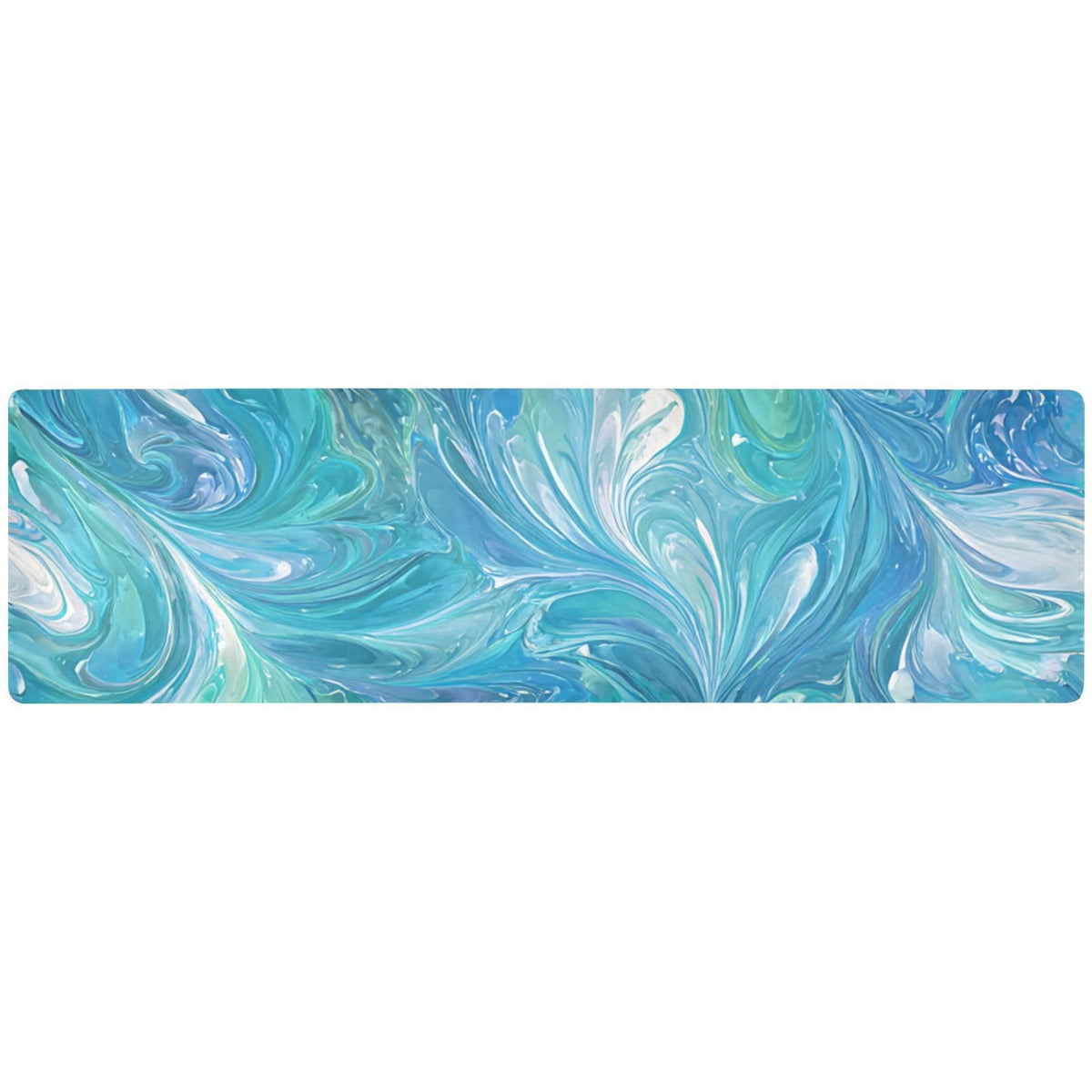 2 in 1 Heat Resistant Table Runner Trivet for Hot Pots and Pans 39 x 12 Inch Long Hot Pad Decorative Table Protector for Kitchen Countertop Tree of Life Floral Leaves