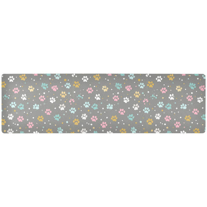 2 in 1 Heat Resistant Table Runner Trivet for Hot Pots and Pans 39 x 12 Inch Long Hot Pad Decorative Table Protector for Kitchen Countertop Tree of Life Floral Leaves
