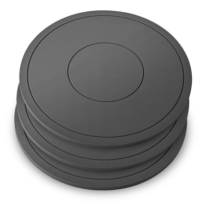 Silicone Trivet Mats 6 Pack Trivets for Hot Dishes Hot Pads for Kitchen, Trivets for Hot Pots and Pans,Heat-Resistant Non-Slip Dinner Plate Mat (Brown)