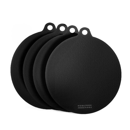Induction Cooktop Protector Silicone Mat Hob Cover 2x8.66 + 2x9.45''