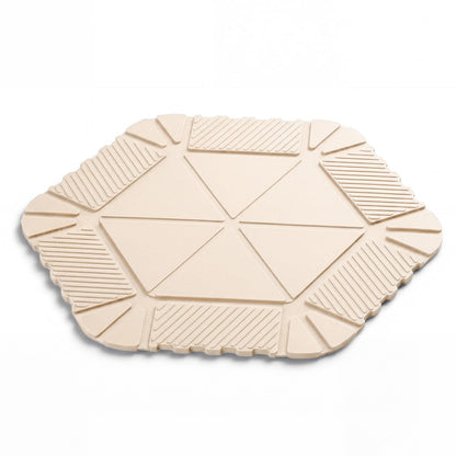 Magnetic Silicone Trivet Mat - Heat Resistant Hot Pad for Hot Dishes, Pots & Pans, Non-Slip Table & Countertop Protector (Lemon Yellow)