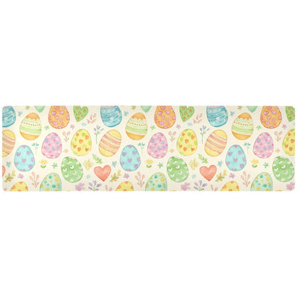 2 in 1 Heat Resistant Table Runner Trivet for Hot Pots and Pans 39 x 12 Inch Long Hot Pad Decorative Table Protector for Kitchen Countertop Tree of Life Floral Leaves