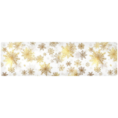 2 in 1 Heat Resistant Table Runner Trivet for Hot Pots and Pans 39 x 12 Inch Long Hot Pad Decorative Table Protector for Kitchen Countertop Tree of Life Floral Leaves
