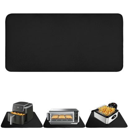 TOHONFOO Heat Resistant Mats for Countertop & Air Fryer, 18x15 in, Gray