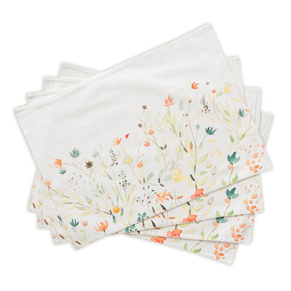 Maison d' Hermine Placemats Set of 4 Reusable 100% Cotton (13"x19")