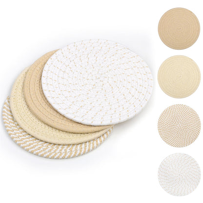SHACOS 8 Inches Trivets for Hot Dishes, 4 Pieces