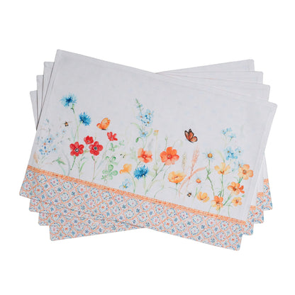 Maison d' Hermine Placemats Set of 4 Reusable 100% Cotton (13"x19")