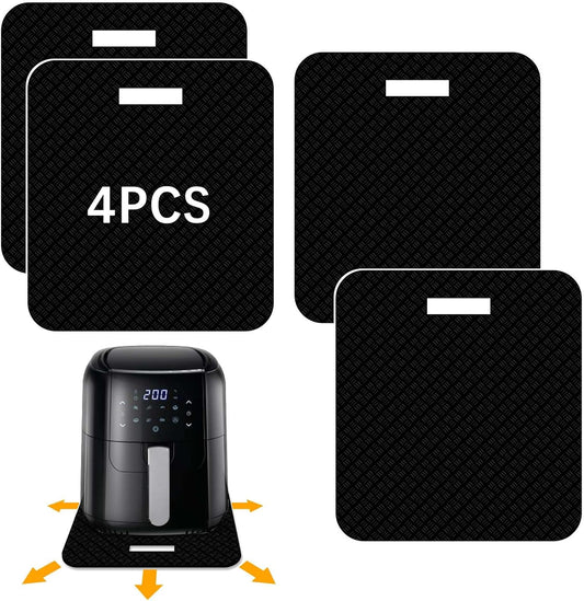4 PCS Heat Resistant Mat with Sliding Function for Air Fryer Mat,12 * 14in Countertop Protector Mat Coffee Maker Mat and Oven,Suitable for most kitchen Electric appliance