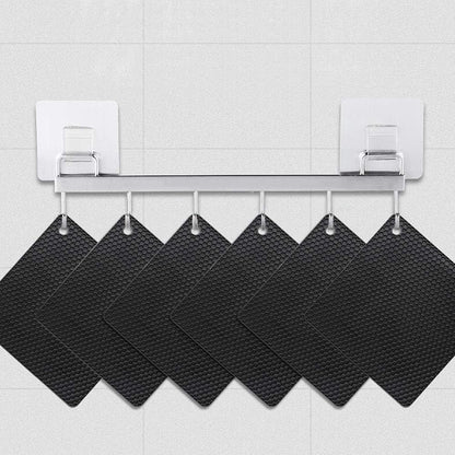 Silicone Trivet Mats Set of 6, Heat Resistant Non-Slip Food Grade