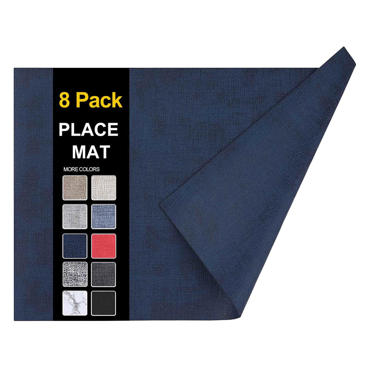 homing Faux Leather Heat Resistant Placemats 6 Packs