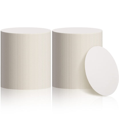 TaoBary 800 Pcs Round Cardboard Coasters Bulk, 4 Inch 1mm Thick,White