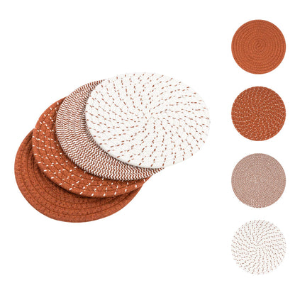 SHACOS 8 Inches Trivets for Hot Dishes, 4 Pieces