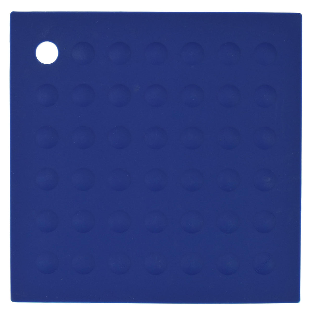 Lamson Silicone Pot Holder, 7x7 in Heat Resistant Trivet, Black