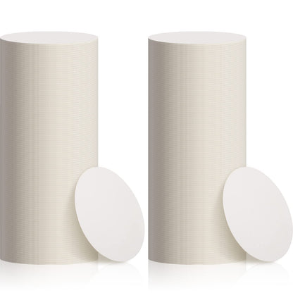 TaoBary 800 Pcs Round Cardboard Coasters Bulk, 4 Inch 1mm Thick,White