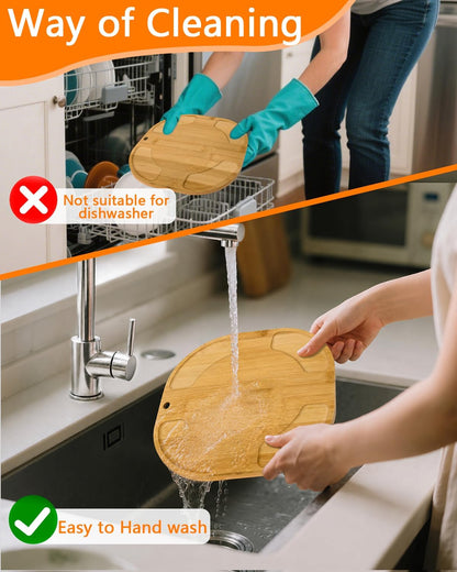 Piemow Bamboo Trivet Compatible with Ninja Crispi, Heat Resistant Pad