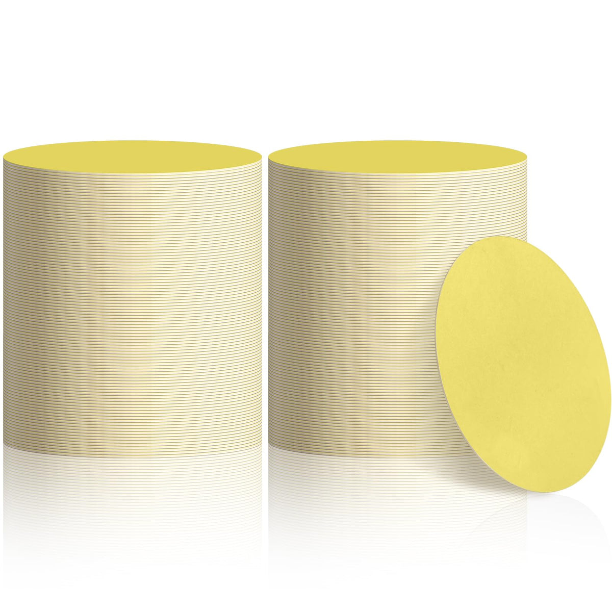 TaoBary 800 Pcs Round Cardboard Coasters Bulk, 4 Inch 1mm Thick,White