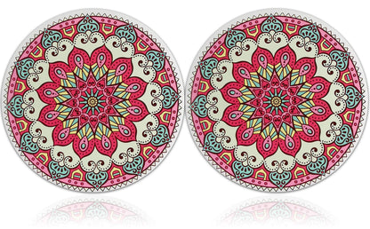 Ceramic Trivet for Hot Pots Pans Dishes, Heat Resistant, Set of 2