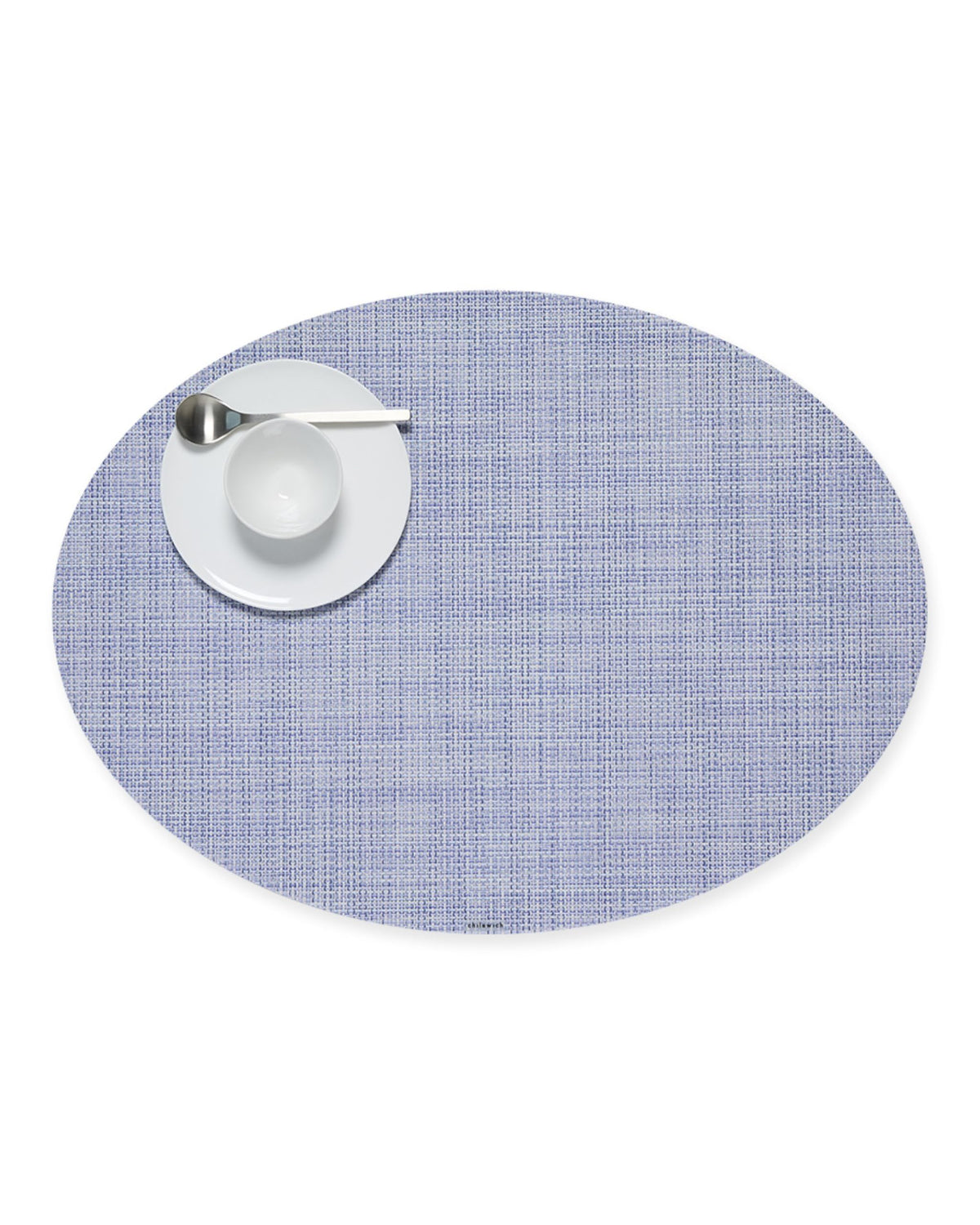 Chilewich Mini Basketweave Placemats, Round Woven Placemats Set of 4