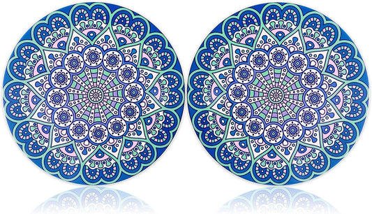 Ceramic Trivet for Hot Pots Pans Dishes, Heat Resistant, Set of 2