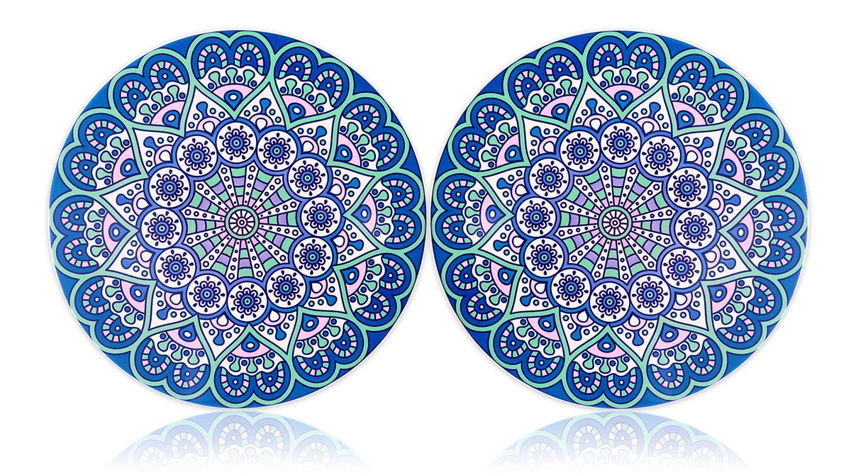 Ceramic Trivet for Hot Pots Pans Dishes, Heat Resistant, Set of 2