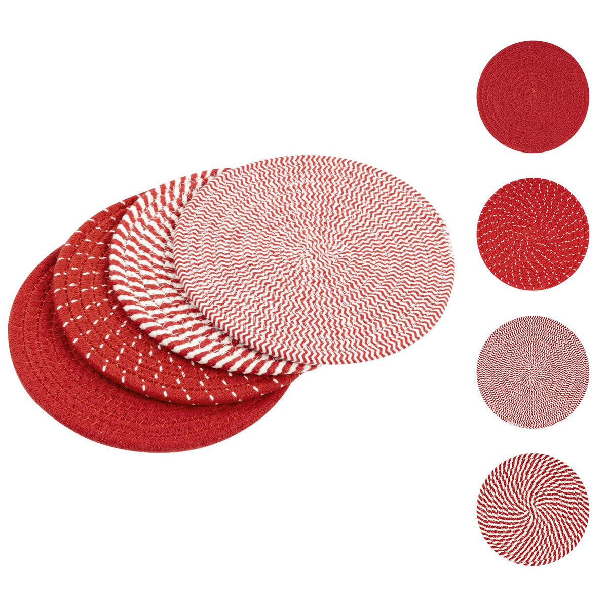 SHACOS 8 Inches Trivets for Hot Dishes, 4 Pieces
