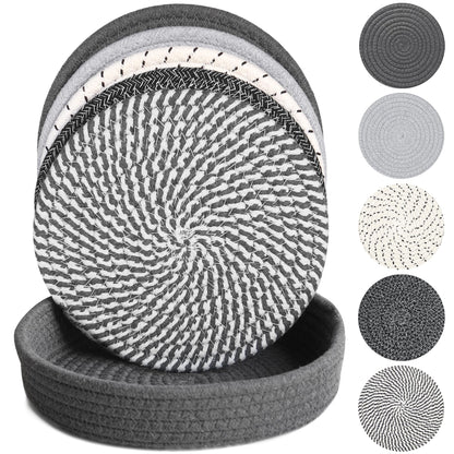 10 Inch Trivets for Hot Dishes, Hot Pots and Pans, 5 Pcs
