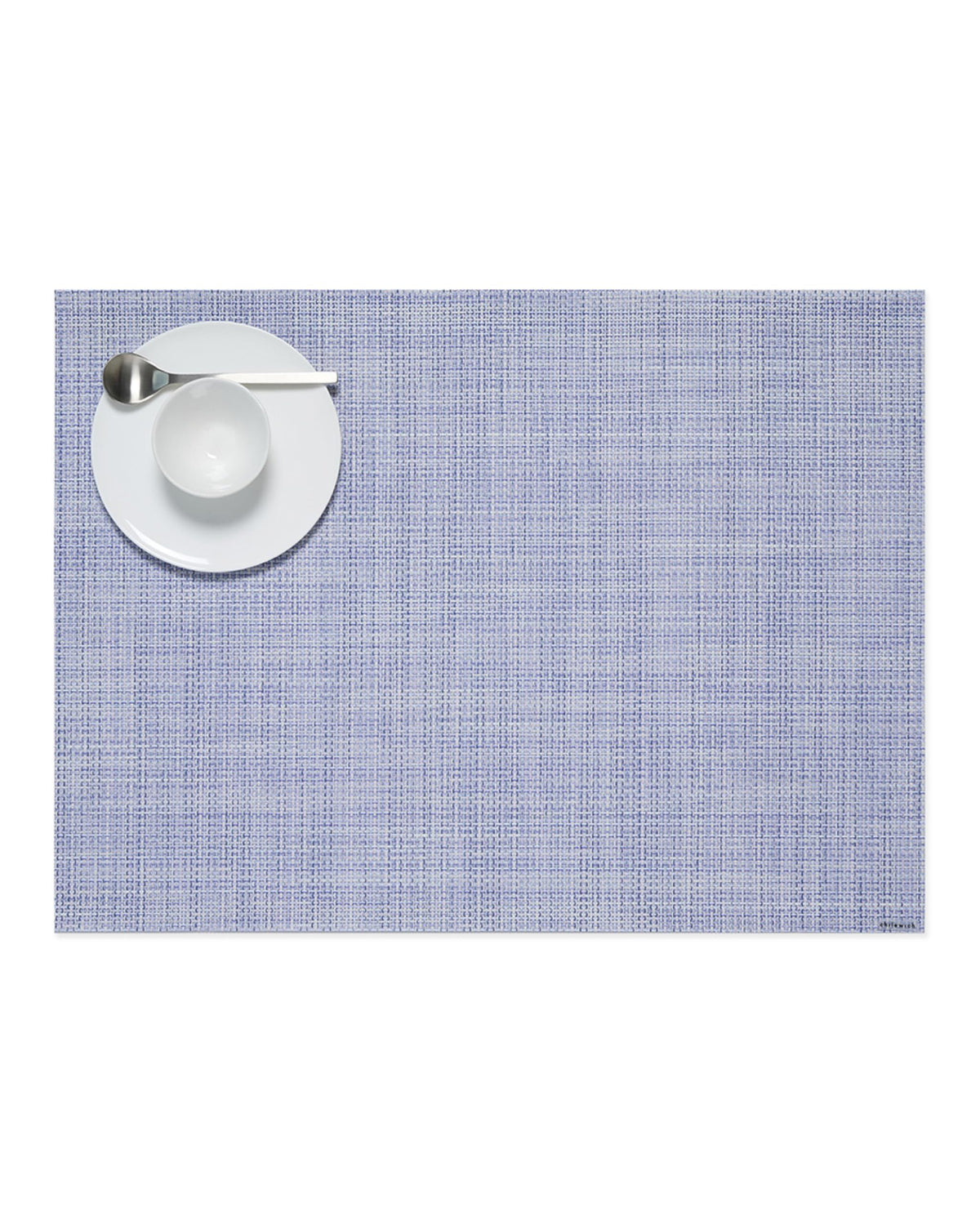 Chilewich Mini Basketweave Placemats, Round Woven Placemats Set of 4