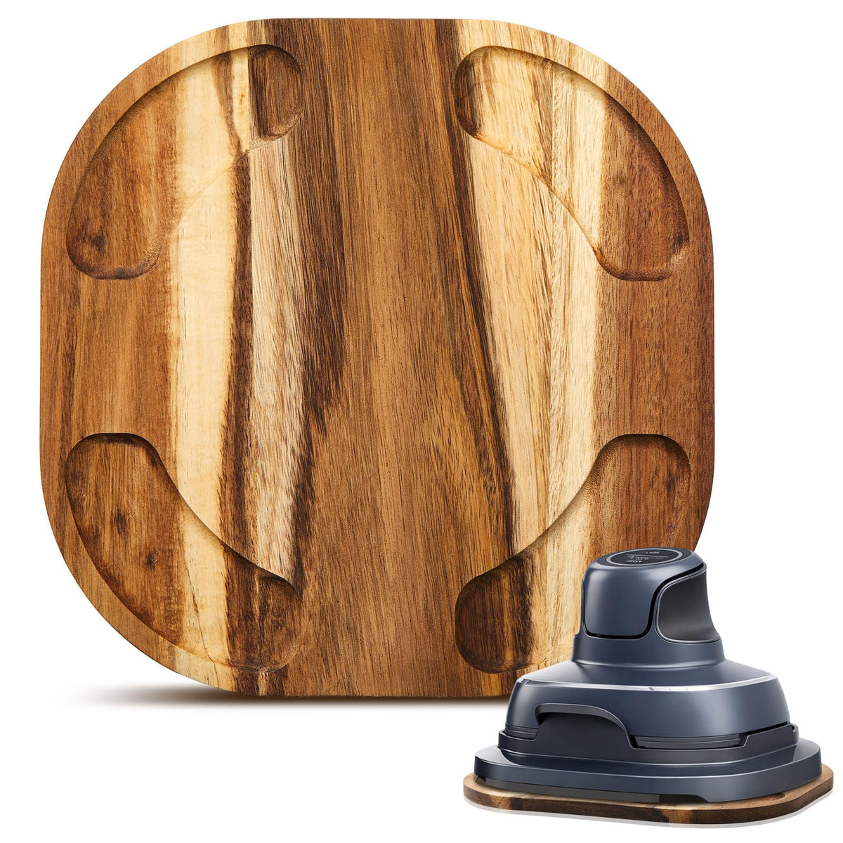 LemonRoad Acacia Trivet Compatible with Ninja Crispi Heat-Resistant Mat