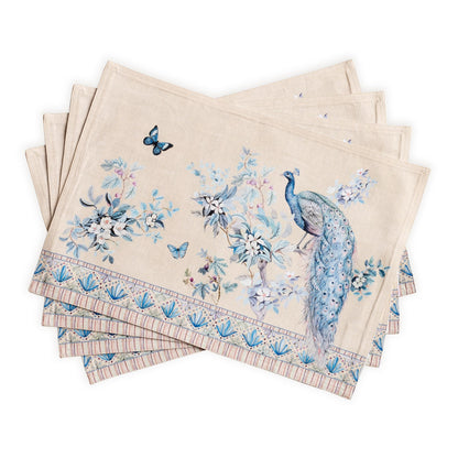 Maison d' Hermine Placemats Set of 4 Reusable 100% Cotton (13"x19")