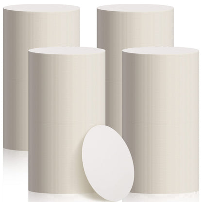 TaoBary 800 Pcs Round Cardboard Coasters Bulk, 4 Inch 1mm Thick,White