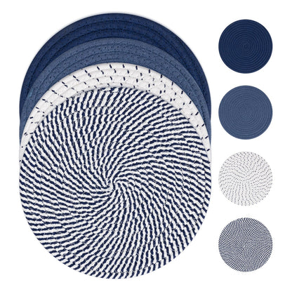 SHACOS 8 Inches Trivets for Hot Dishes, 4 Pieces