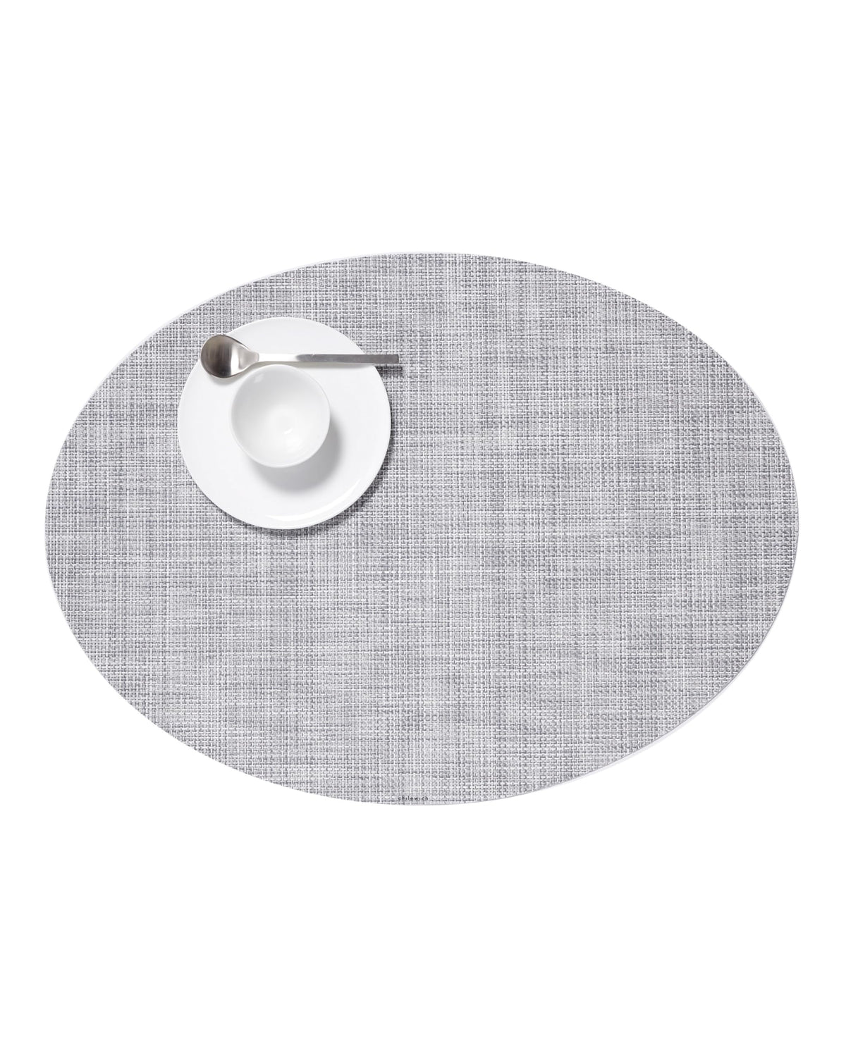 Chilewich Mini Basketweave Placemats, Round Woven Placemats Set of 4