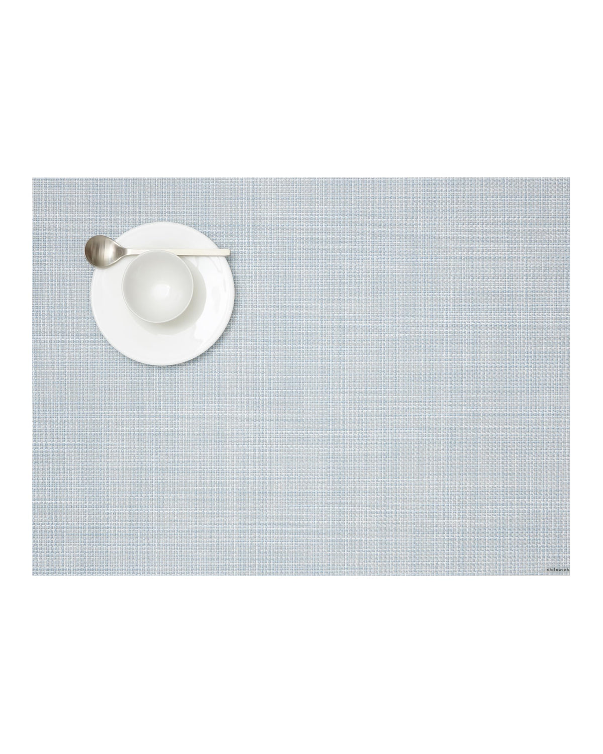 Chilewich Mini Basketweave Placemats, Round Woven Placemats Set of 4