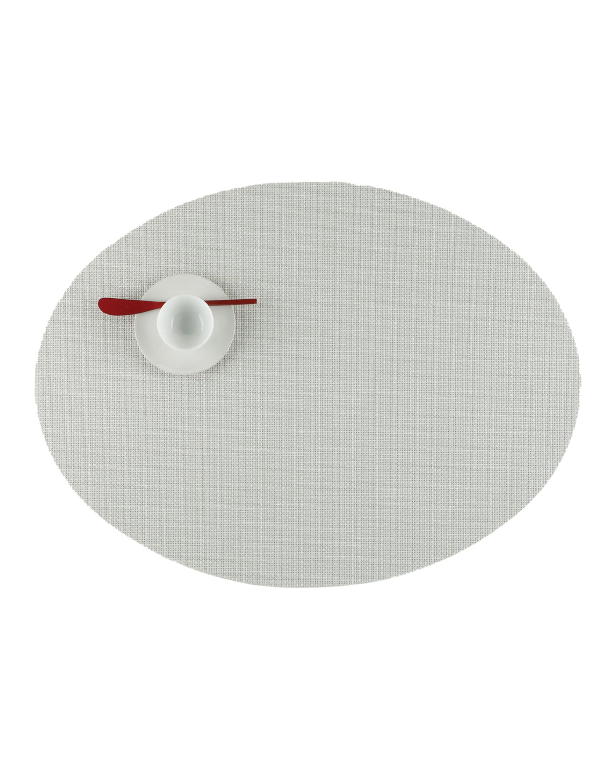 Chilewich Mini Basketweave Placemats, Round Woven Placemats Set of 4