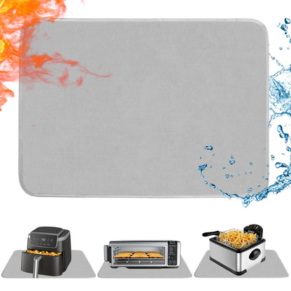 TOHONFOO Heat Resistant Mats for Countertop & Air Fryer, 18x15 in, Gray