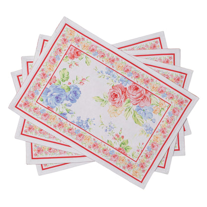 Maison d' Hermine Placemats Set of 4 Reusable 100% Cotton (13"x19")