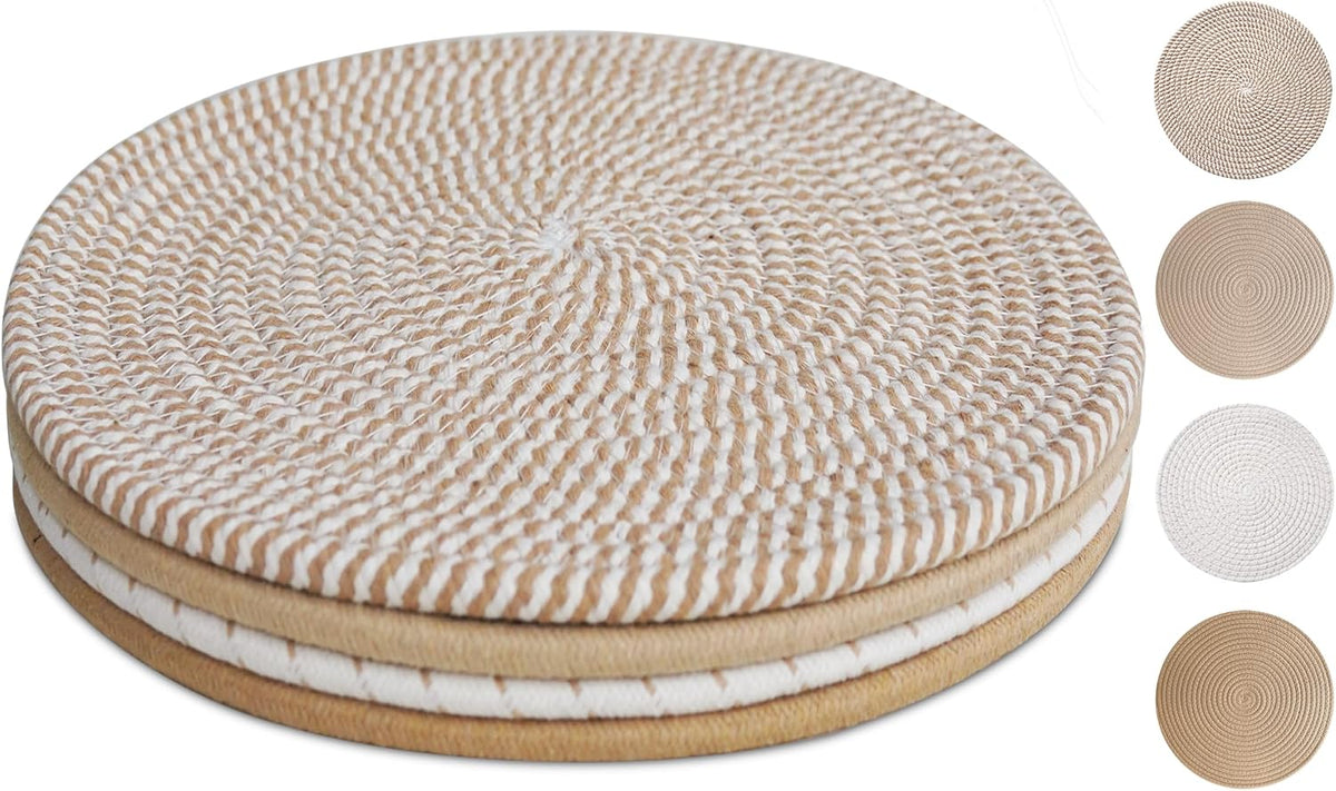10 Inch Trivets for Hot Dishes, 4 Pcs