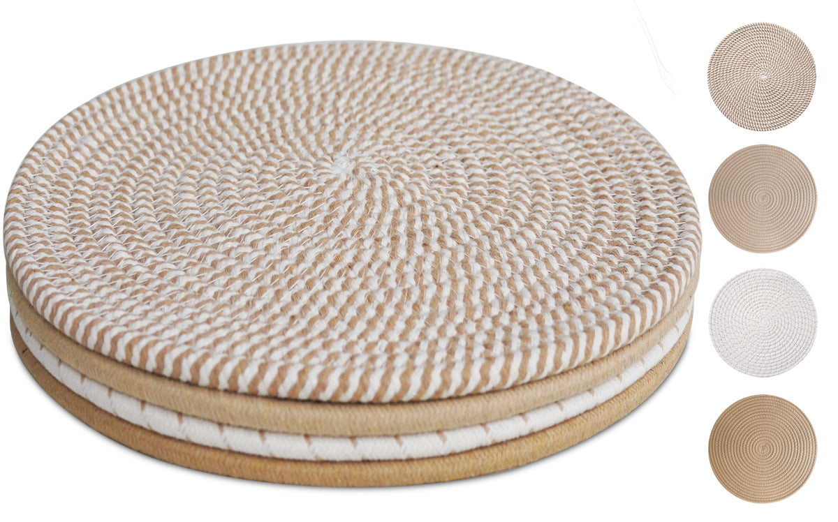 10 Inch Trivets for Hot Dishes, 4 Pcs