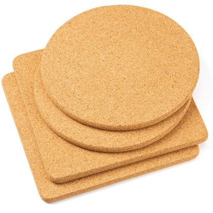 Cork Trivets for Hot Dishes, Pots and Pans, Pot Holders for Kitchen